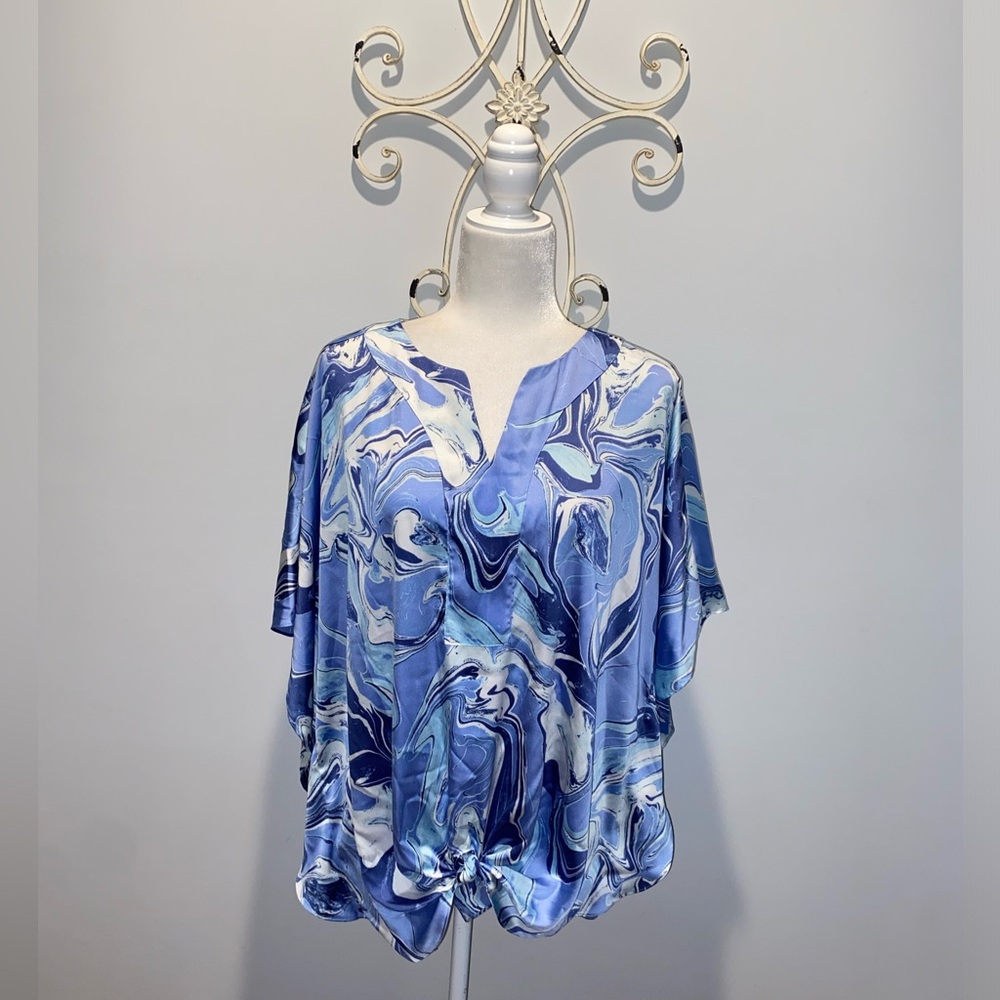 Chico's Flutter Sleeve Top - Size 3 / XL